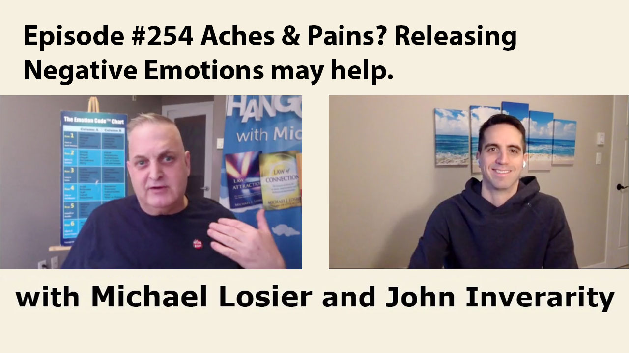 Episode #254 Aches & Pains? Releasing Negative Emotions may help.