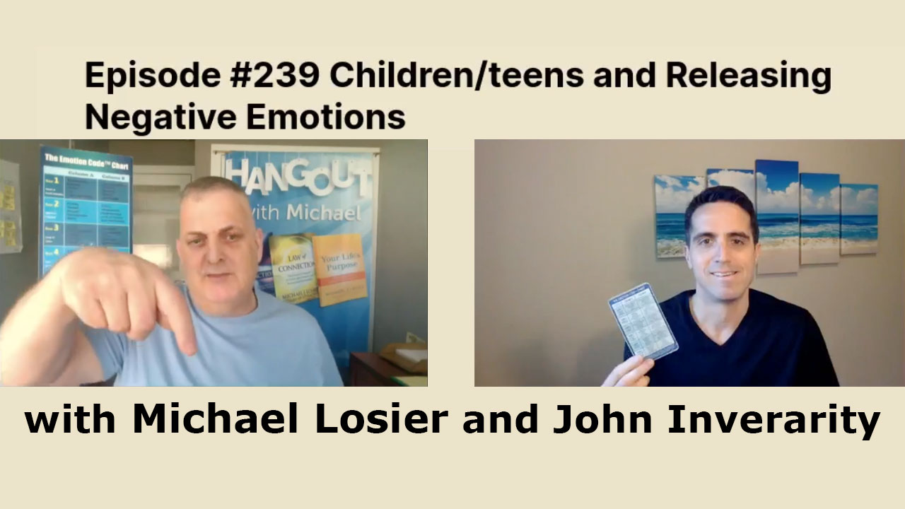 Episode #239 Children/teens and Releasing Negative Emotions